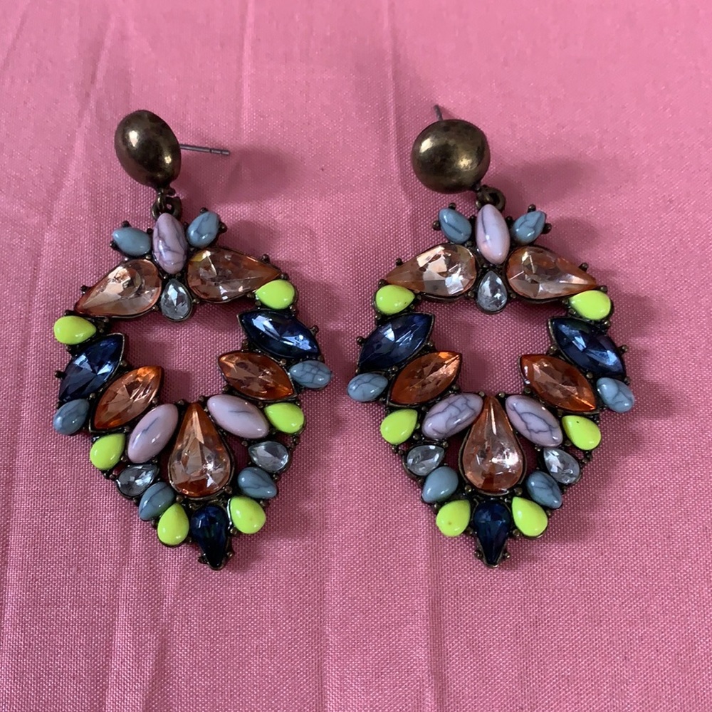 Multi colored earrings